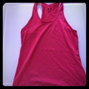 Red Nike workout tank size M